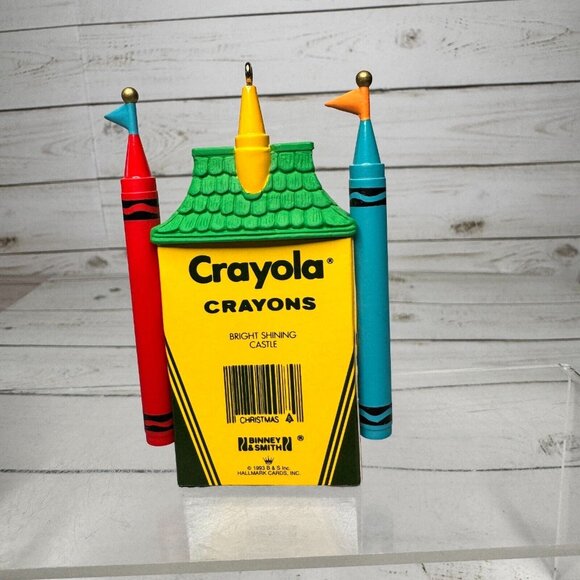 Crayola Hallmark Keepsake Bright Series Ornaments Lot of 3 Carols Castle Swing - Picture 12 of 16